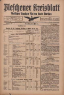 Pleschener Kreisblatt: Amtliches Anzeiger für den Kreis Pleschen 1918.05.18 Jg.66 Nr40