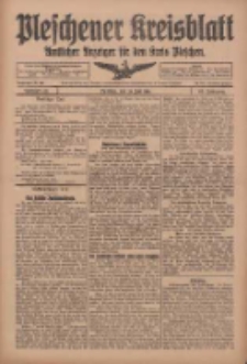 Pleschener Kreisblatt: Amtliches Anzeiger für den Kreis Pleschen 1918.07.24 Jg.66 Nr59