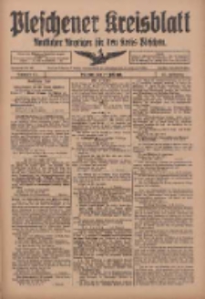 Pleschener Kreisblatt: Amtliches Anzeiger für den Kreis Pleschen 1918.07.27 Jg.66 Nr60