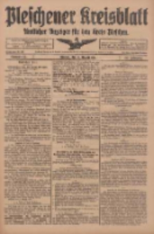 Pleschener Kreisblatt: Amtliches Anzeiger für den Kreis Pleschen 1918.08.10 Jg.66 Nr64