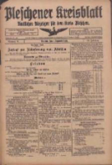 Pleschener Kreisblatt: Amtliches Anzeiger für den Kreis Pleschen 1918.09.04 Jg.66 Nr71