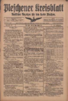 Pleschener Kreisblatt: Amtliches Anzeiger für den Kreis Pleschen 1918.09.11 Jg.66 Nr73