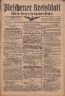 Pleschener Kreisblatt: Amtliches Anzeiger für den Kreis Pleschen 1918.09.11 Jg.66 Nr73