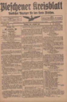 Pleschener Kreisblatt: Amtliches Anzeiger für den Kreis Pleschen 1918.10.09 Jg.66 Nr81
