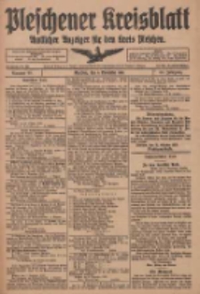 Pleschener Kreisblatt: Amtliches Anzeiger für den Kreis Pleschen 1918.11.09 Jg.66 Nr90
