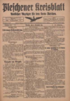 Pleschener Kreisblatt: Amtliches Anzeiger für den Kreis Pleschen 1918.11.16 Jg.66 Nr92