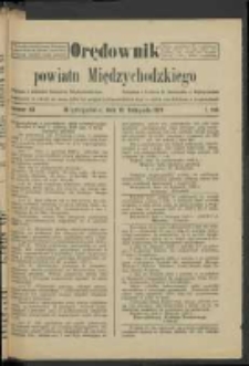 Orędownik Powiatu Międzychodzkiego 13 Listopada 1920 Nr 48