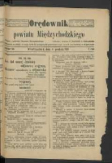 Orędownik Powiatu Międzychodzkiego 4 Grudnia 1920 Nr 54