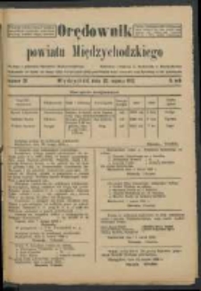 Orędownik Powiatu Międzychodzkiego 22 marca 1922 Nr 20