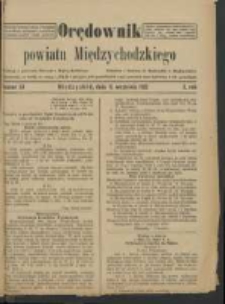 Orędownik Powiatu Międzychodzkiego 6 września 1922 Nr 53