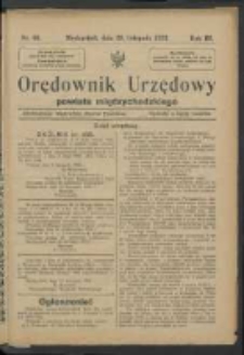 Orędownik Powiatu Międzychodzkiego 23 listopada 1922 Nr 66