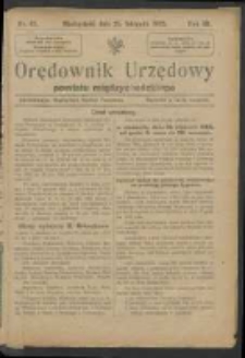 Orędownik Powiatu Międzychodzkiego 25 listopada 1922 Nr 67
