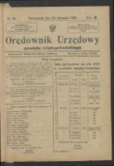 Orędownik Powiatu Międzychodzkiego 30 listopada 1922 Nr 68