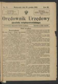 Orędownik Powiatu Międzychodzkiego 29 grudnia 1922 Nr 71