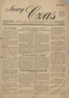 Nowy Czas: organ demokracji 1945.06.14 R.1 Nr33