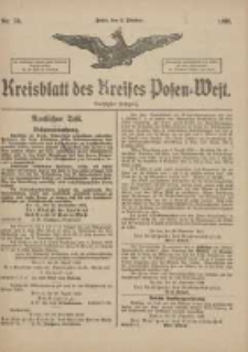 Kreisblatt des Kreises Posen-West 1918.10.02 Jg.30 Nr76