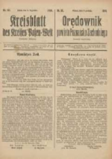 Kreisblatt des Kreises Posen-West=Orędownik powiatu Poznańskiego-Zachodniego 1918.12.08 Jg.30 Nr90