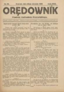 Orędownik powiatu Poznańskiego-Zachodniego 1919.08.28 R.31 Nr39