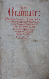 Graduale przez Grzegorza z Wronek