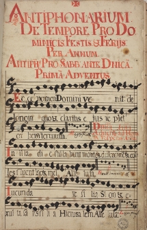 Antiphonarium De Tempore Pro Dominicis Festis et Ferijs Per Annum