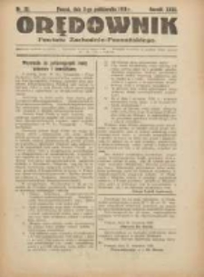 Orędownik Powiatu Zachodnio-Poznańskiego 1920.10.03 R.32 Nr33