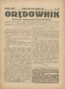 Orędownik Powiatu Zachodnio-Poznańskiego 1921.06.19 R.34 Nr18