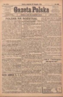 Gazeta Polska: codzienne pismo polsko-katolickie dla wszystkich stanów 1922.11.23 R.26 Nr269