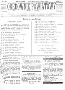 Orędownik Powiatowy 1922.12.30 R.47 Nr54