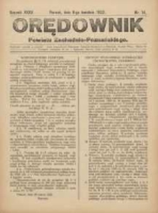 Orędownik Powiatu Zachodnio-Poznańskiego 1922.04.06 R.35 Nr14