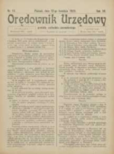 Orędownik Urzędowy Powiatu Zachodnio-Poznańskiego 1923.04.12 R.36 Nr15