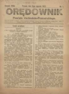 Orędownik Powiatu Zachodnio-Poznańskiego 1922.01.05 R.35 Nr1