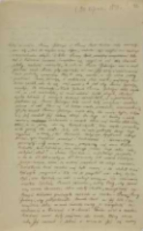 List Kajetana Wincentego Kielisińskiego do Jadwigi Działyńskiej z 20.07.1848