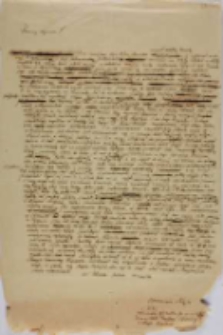 List Kajetana Wincentego Kielisińskiego do N. N. b. d.
