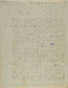 List Waleriana Kalinki do Kajetana Wincentego Kielisińskiego z 22.05.1847