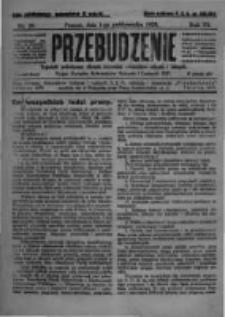 Przebudzenie: tygodnik poświęcony obronie interesów robotników rolnych i leśnych. Organ Związku Robotników Rolnych i Leśnych ZZP. 1925.10.01 R.7 Nr39