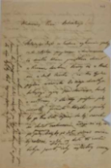 List Józefa Muczkowskiego do Kajetana Wincentego Kielisińskiego z 15.04.1842