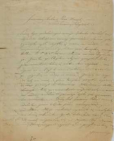 List Jana Feliksa Piwarskiego do Kajetana Wincentego Kielisińskiego z 10.07.1842