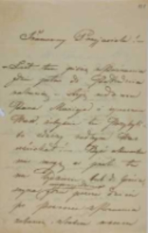 List Wincentego Pola do Kajetana Wincentego Kielisińskiego z 18.09.1847