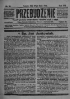 Przebudzenie: tygodnik poświęcony obronie interesów robotników rolnych i leśnych. Organ Związku Robotników Rolnych i Leśnych ZZP. 1926.07.29 R.8 Nr30