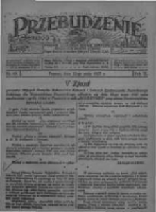 Przebudzenie: tygodnik poświęcony obronie interesów robotników rolnych i leśnych. Organ Związku Robotników Rolnych i Leśnych ZZP. 1927.05.12 R.9 Nr19
