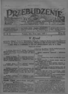Przebudzenie: tygodnik poświęcony obronie interesów robotników rolnych i leśnych. Organ Związku Robotników Rolnych i Leśnych ZZP. 1927.05.19 R.9 Nr20