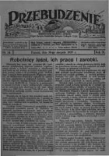 Przebudzenie: tygodnik poświęcony obronie interesów robotników rolnych i leśnych. Organ Związku Robotników Rolnych i Leśnych ZZP. 1927.08.24 R.9 Nr34