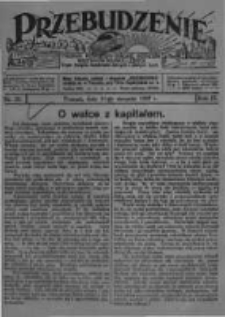 Przebudzenie: tygodnik poświęcony obronie interesów robotników rolnych i leśnych. Organ Związku Robotników Rolnych i Leśnych ZZP. 1927.08.31 R.9 Nr35