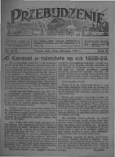 Przebudzenie: tygodnik poświęcony obronie interesów robotników rolnych i leśnych. Organ Związku Robotników Rolnych i Leśnych ZZP. 1927.11.24 R.9 Nr47