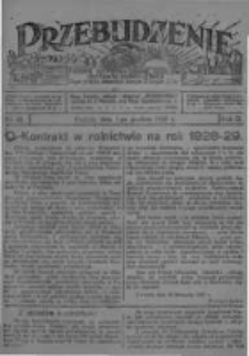Przebudzenie: tygodnik poświęcony obronie interesów robotników rolnych i leśnych. Organ Związku Robotników Rolnych i Leśnych ZZP. 1927.12.01 R.9 Nr48