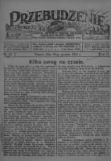 Przebudzenie: tygodnik poświęcony obronie interesów robotników rolnych i leśnych. Organ Związku Robotników Rolnych i Leśnych ZZP. 1927.12.15 R.9 Nr50
