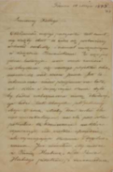 List Ignacego Prądzyńskiego do Kajetana Wincentego Kielisińskiego z 10.05.1845