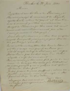 List Zygmunta Schlettera do Kajetana Wincentego Kielisińskiego z 22.06.1844