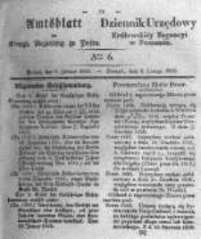 Amtsblatt der Königlichen Regierung zu Posen. 1836.02.09 Nro.6