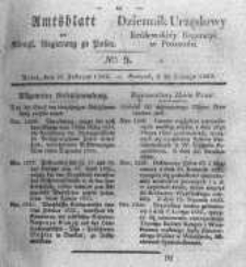 Amtsblatt der K&ouml;niglichen Regierung zu Posen. 1832.02.28 Nro.9